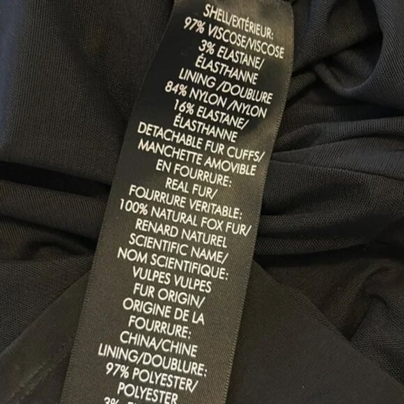 Alice + Olivia Delora Fur Cuff Midi Dress❣️ - Picture 9 of 9